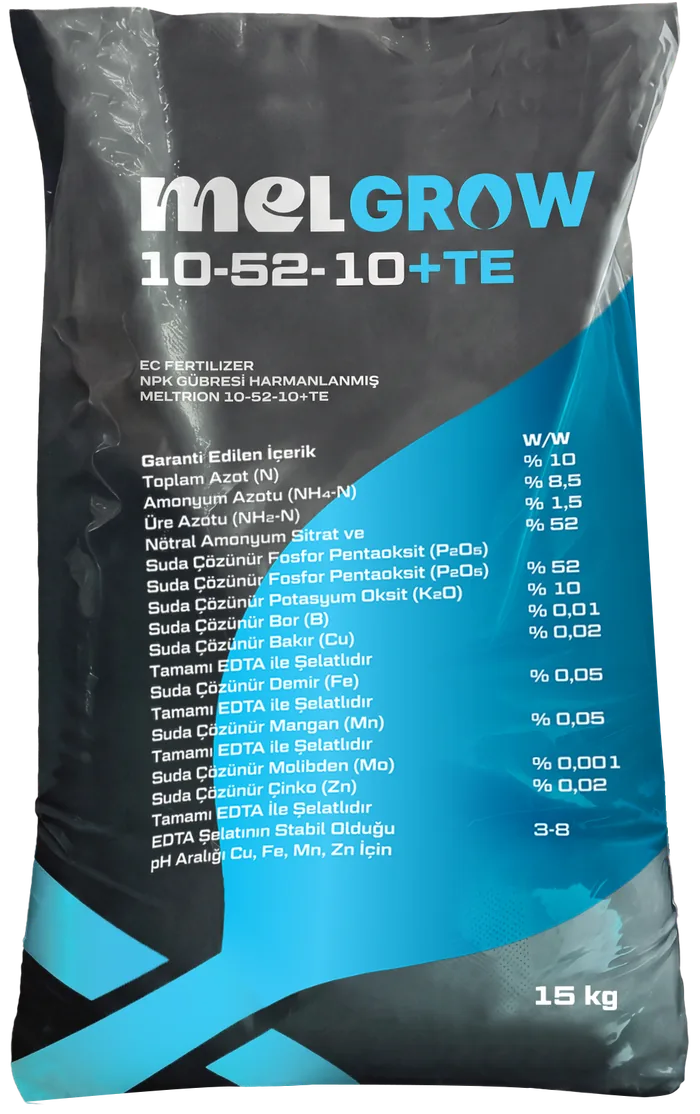 Mel Grow 10-52-10+TE, 15 kg zak